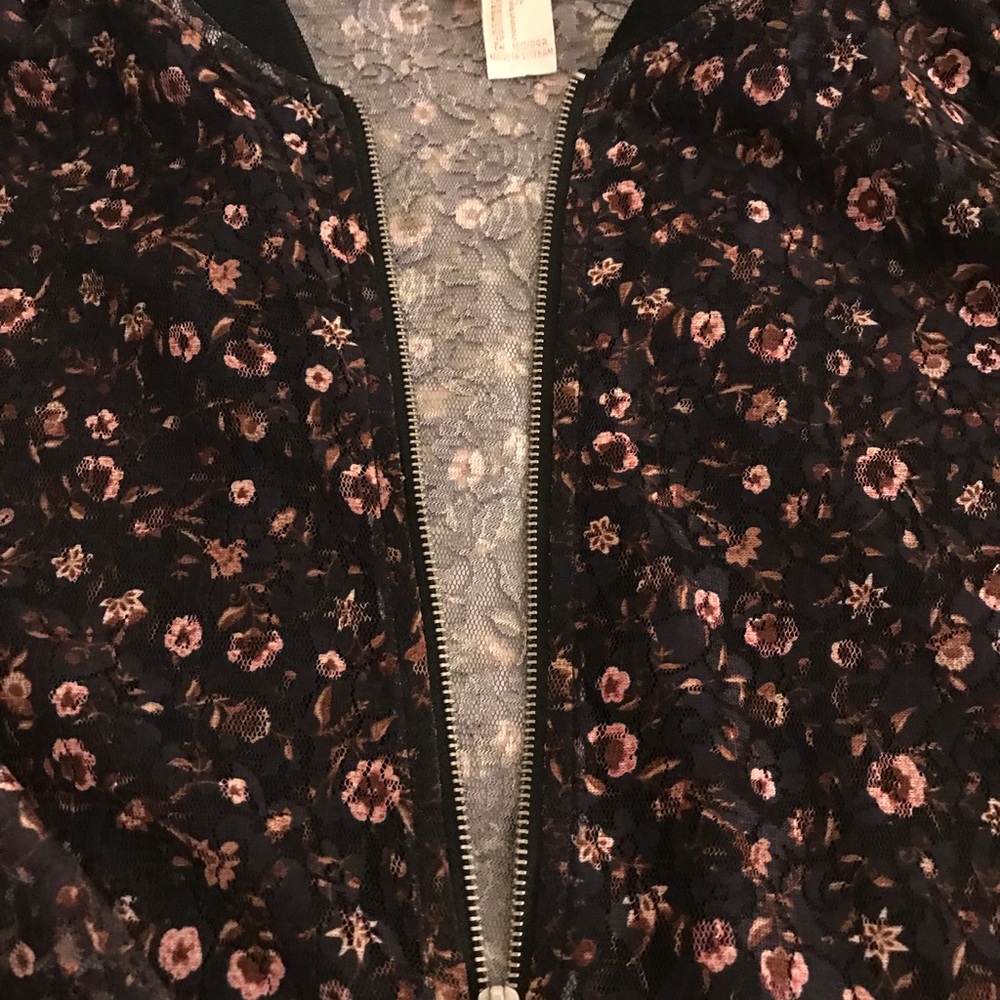 Forever 21 flower print jacket